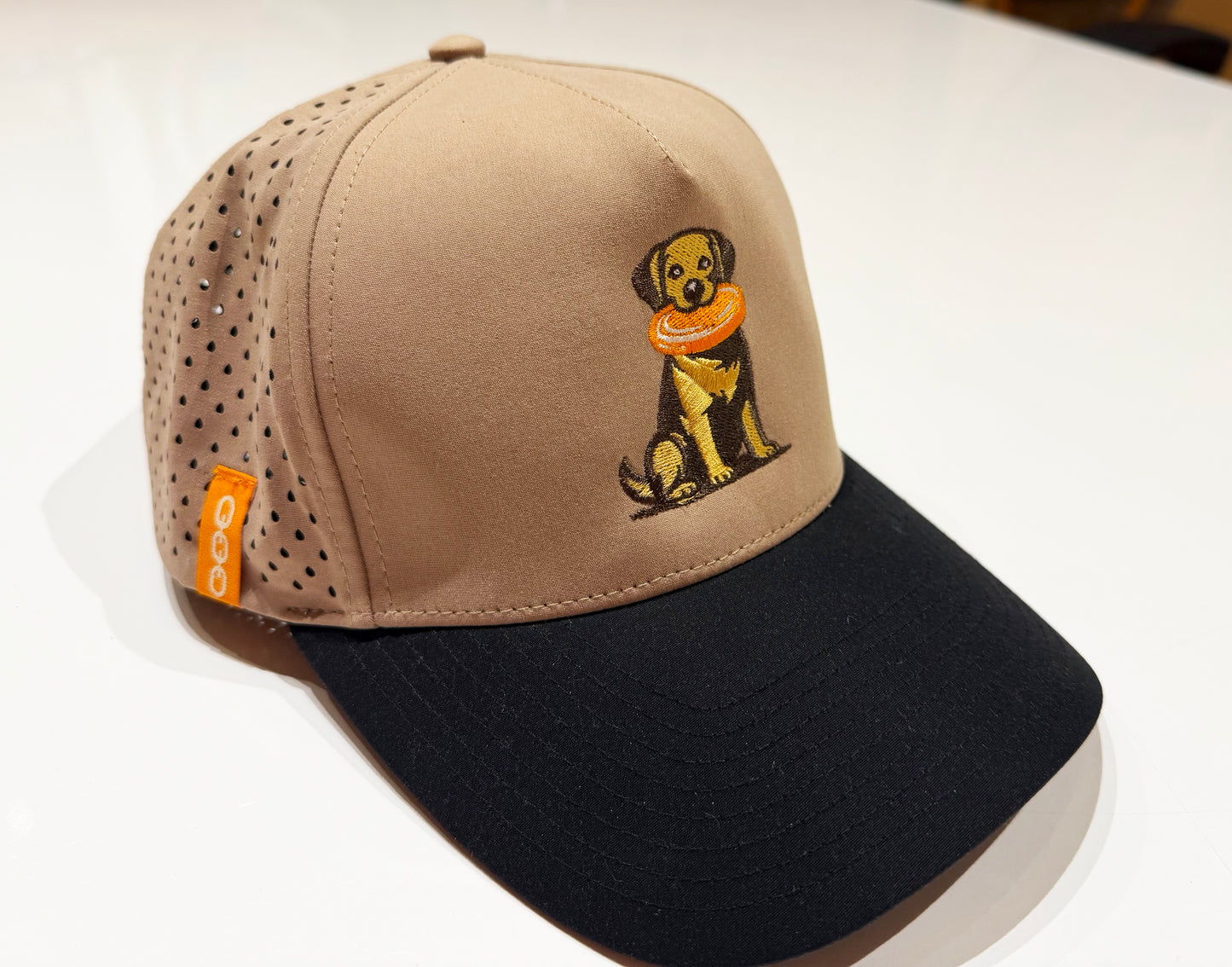Disc Dog Golf Hat - (Tan)
