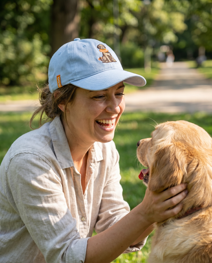 Disc Dog Dad Hat - (light blue)