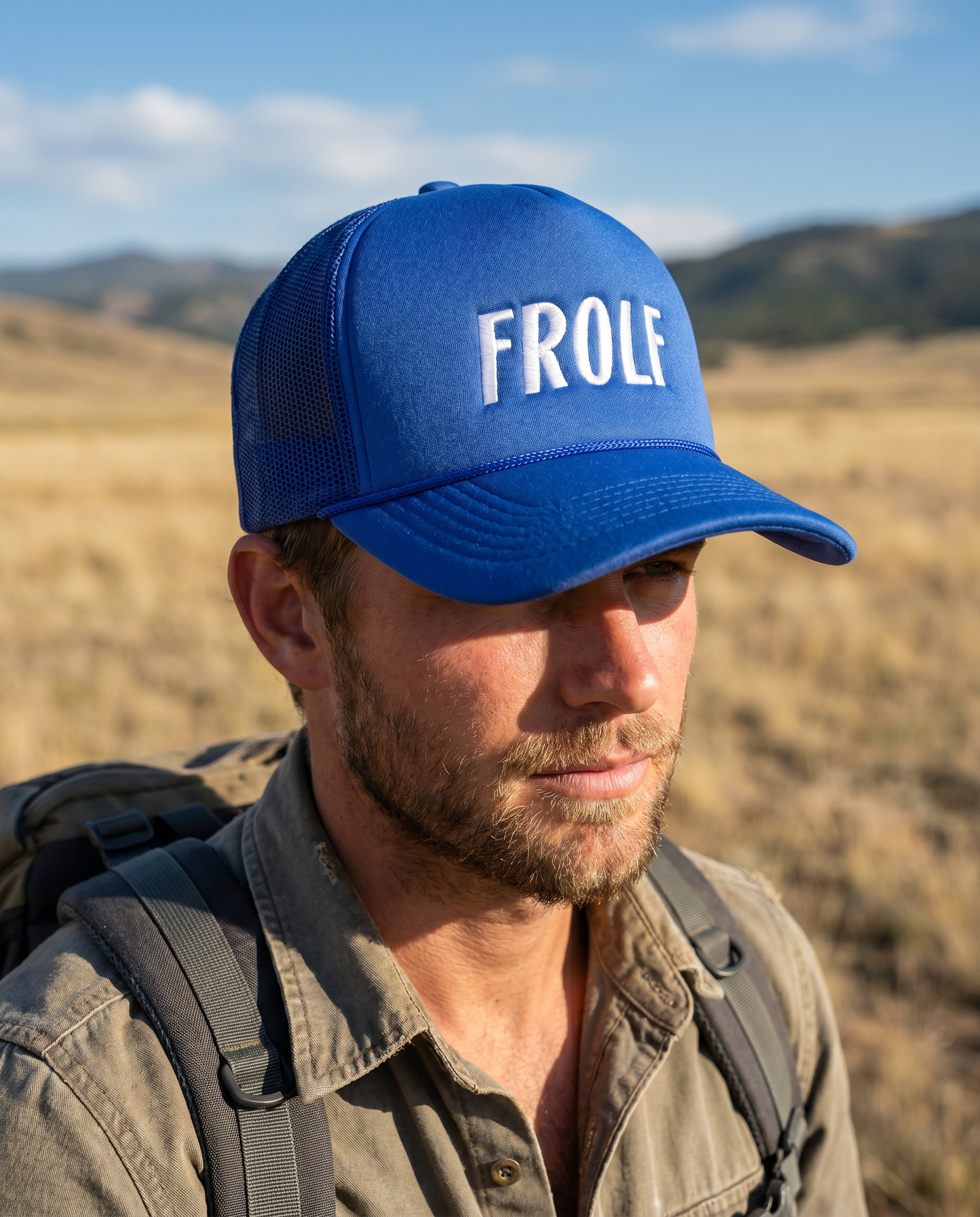 FROLF Retro Hat - (Blue)