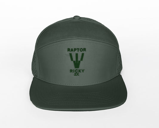 Ricky Wysocki "Raptor" Logo Hat - Steel Green