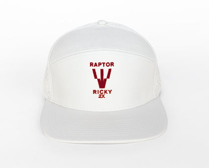 Ricky Wysocki "Raptor" Logo Hat - White/Dark Red