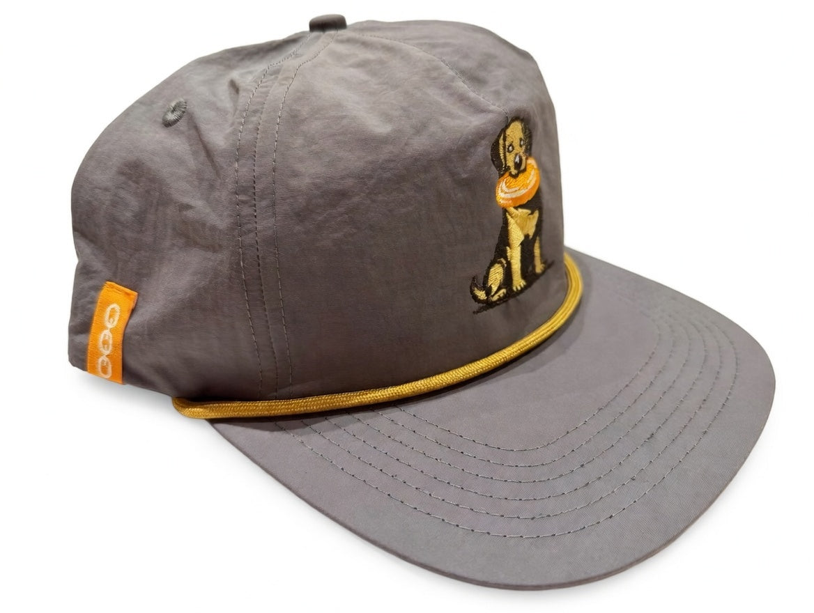 Disc Dog 5-Panel Rope Hat - (grey)